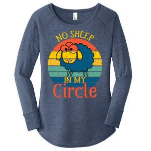 No Sheep In My Circle Women's Perfect Tri Tunic Long Sleeve Shirt