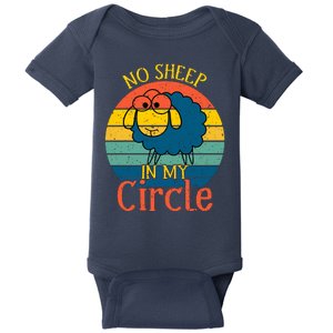 No Sheep In My Circle Baby Bodysuit