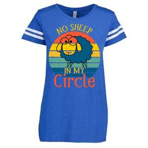 No Sheep In My Circle Enza Ladies Jersey Football T-Shirt