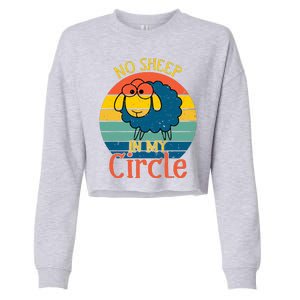 No Sheep In My Circle Cropped Pullover Crew