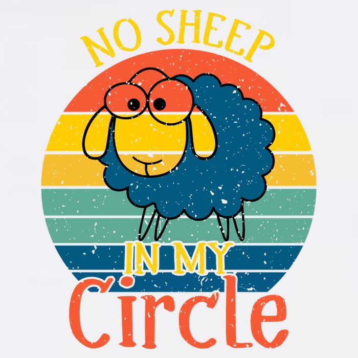No Sheep In My Circle Garment-Dyed Sweatshirt