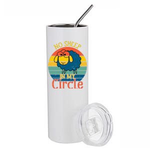 No Sheep In My Circle Stainless Steel Tumbler