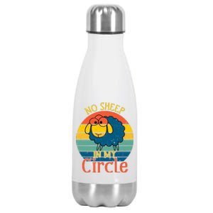 No Sheep In My Circle Stainless Steel Insulated Water Bottle