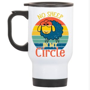 No Sheep In My Circle Stainless Steel Travel Mug