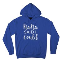 Nana Said I Could Funny Gift Hoodie