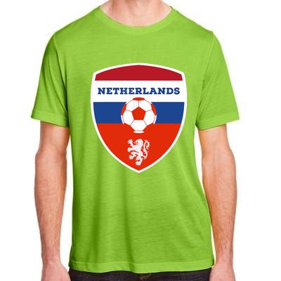 Netherlands Soccer Jersey Gift Netherlands Football Fans Adult ChromaSoft Performance T-Shirt