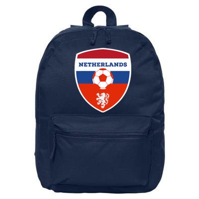 Netherlands Soccer Jersey Gift Netherlands Football Fans 16 in Basic Backpack