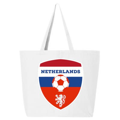 Netherlands Soccer Jersey Gift Netherlands Football Fans 25L Jumbo Tote