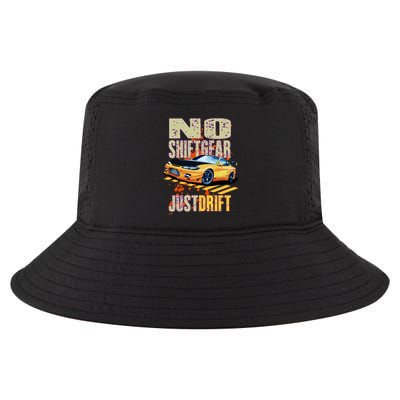 No Shiftgear Just Drift Car Fanatic Cool Comfort Performance Bucket Hat