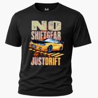 No Shiftgear Just Drift Car Fanatic Cooling Performance Crew T-Shirt