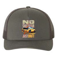 No Shiftgear Just Drift Car Fanatic Yupoong Adult 5-Panel Trucker Hat