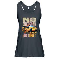 No Shiftgear Just Drift Car Fanatic Ladies Essential Flowy Tank