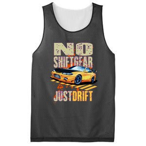 No Shiftgear Just Drift Car Fanatic Mesh Reversible Basketball Jersey Tank