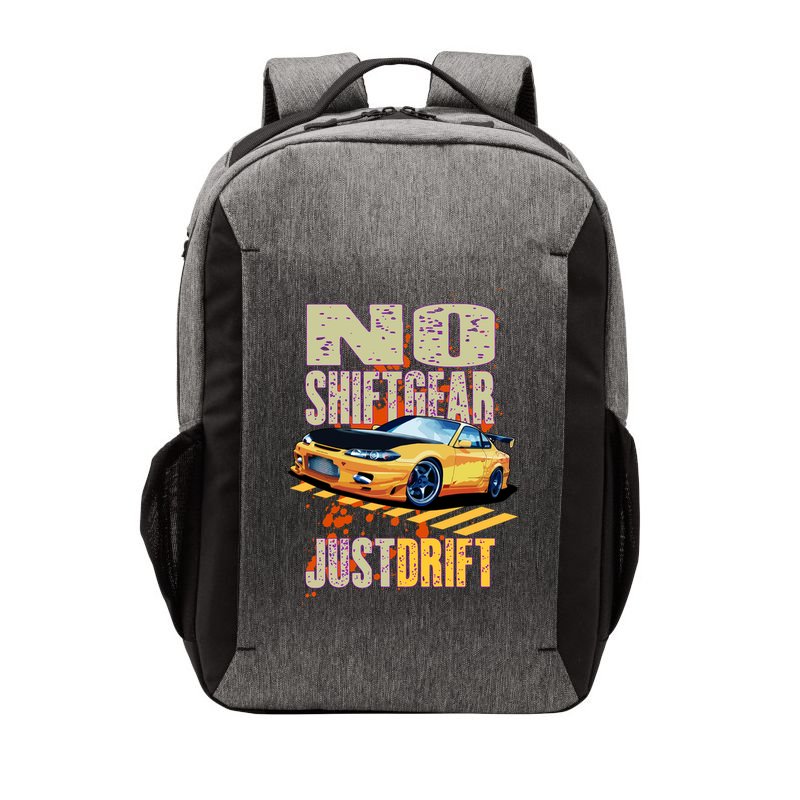 No Shiftgear Just Drift Car Fanatic Vector Backpack
