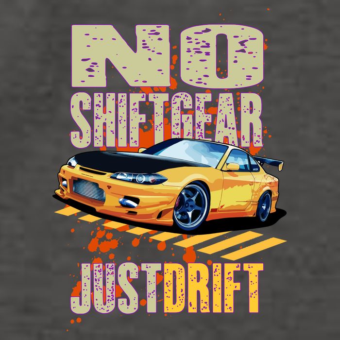 No Shiftgear Just Drift Car Fanatic Vector Backpack