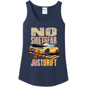 No Shiftgear Just Drift Car Fanatic Ladies Essential Tank