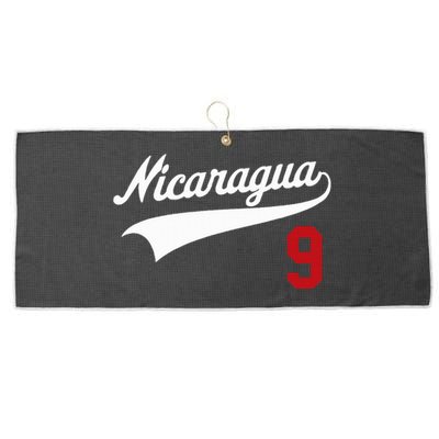 Nicaragua Soccer Jersey Camiseta Baseball Beisbol Large Microfiber Waffle Golf Towel