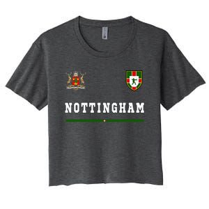 Nottingham Sportssoccer Jersey Flag Football Women's Crop Top Tee