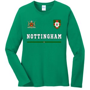 Nottingham Sportssoccer Jersey Flag Football Ladies Long Sleeve Shirt