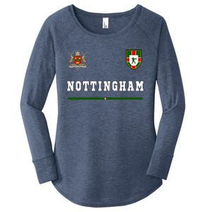 Nottingham Sportssoccer Jersey Flag Football Women's Perfect Tri Tunic Long Sleeve Shirt