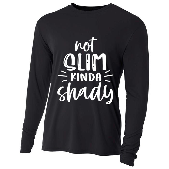 Not Slim Kinda Shady Cooling Performance Long Sleeve Crew