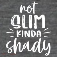 Not Slim Kinda Shady 7-Panel Snapback Hat