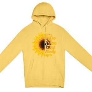 Not Slim Kinda Shady Floral Sunflower Not Slim But Shady Gift Premium Pullover Hoodie