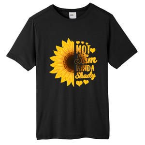 Not Slim Kinda Shady Floral Sunflower Not Slim But Shady Gift Tall Fusion ChromaSoft Performance T-Shirt