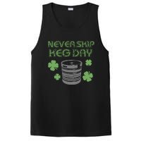 Never Skip Keg Day Funny Saint Patrick's Day Beer Lover Drinking Team PosiCharge Competitor Tank