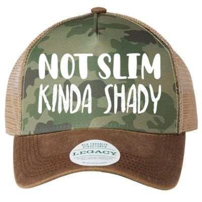 Not Slim Kinda Shady Gym Funny Gift Cute Mom Gift Funny Foodie Gift Legacy Tie Dye Trucker Hat