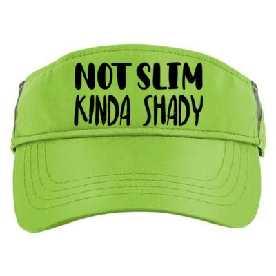 Not Slim Kinda Shady Gym Gift Cute Mom Funny Gift Funny Foodie Gift Adult Drive Performance Visor