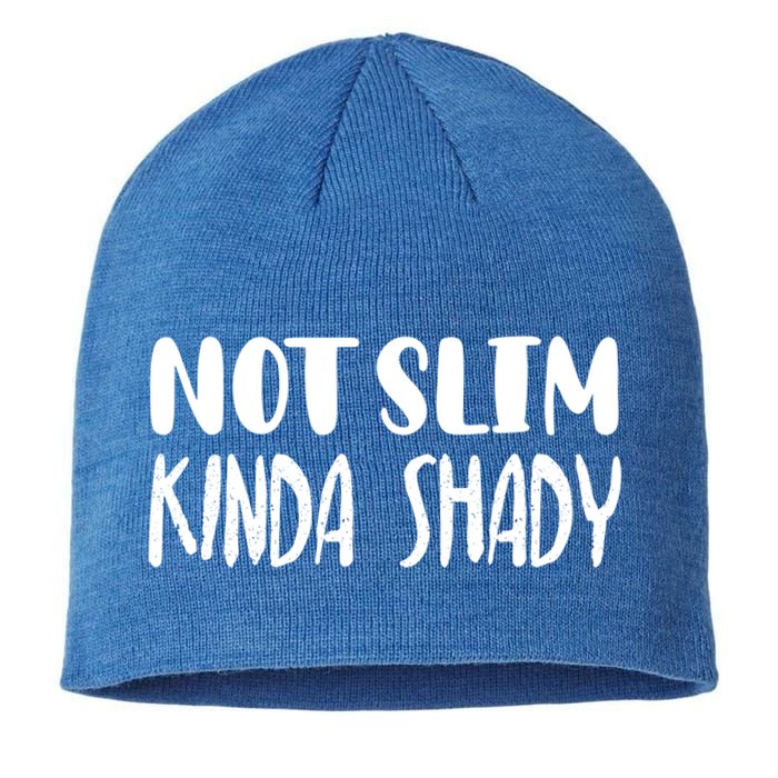 Not Slim Kinda Shady Gym Gift Cute Mom Funny Gift Funny Foodie Gift Sustainable Beanie