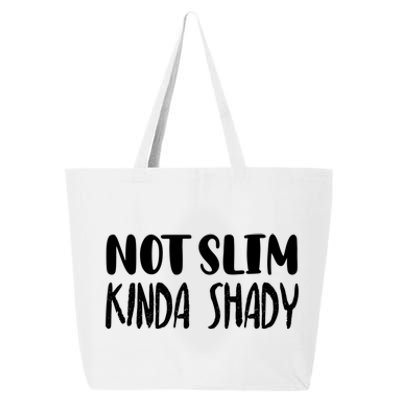 Not Slim Kinda Shady Gym Gift Cute Mom Funny Gift Funny Foodie Gift 25L Jumbo Tote