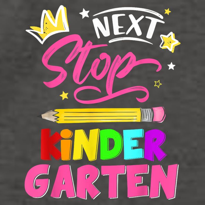 Next Stop Kindergarten Preschool Graduation Vector Backpack