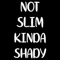 Not Slim Kinda Shady And Great Gift Cooling Performance Crew T-Shirt