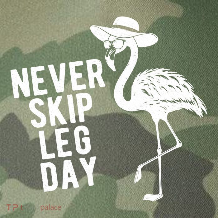 Never Skip Leg Day Flamingo Bird Legacy Tie Dye Trucker Hat