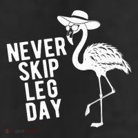 Never Skip Leg Day Flamingo Bird 25L Jumbo Tote
