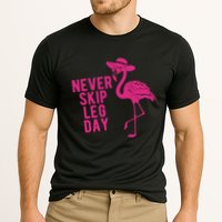 Never Skip Leg Day Flamingo Cooling Performance Crew T-Shirt
