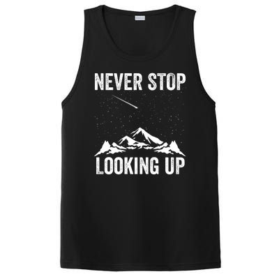 Never Stop Looking Up Amateur Astronomy Stargazing Astronomy Space Constellation PosiCharge Competitor Tank