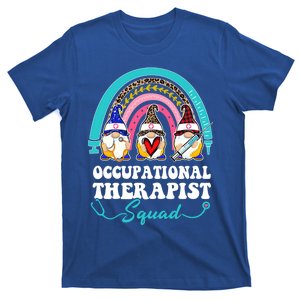 Nurse Squad Leopard Rainbow Gnome Occupational Therapist Cute Gift T-Shirt