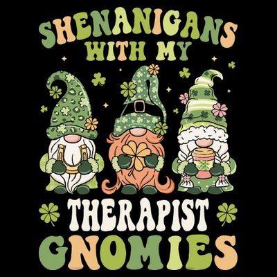 Nurses Shenanigans Love Gnomes St Patricks Day T-Shirt
