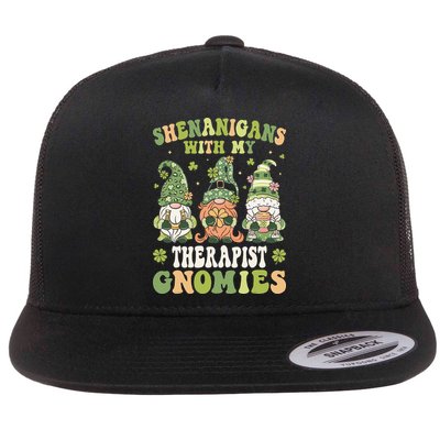 Nurses Shenanigans Love Gnomes St Patricks Day Flatbill Hat