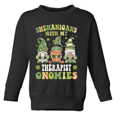 Nurses Shenanigans Love Gnomes St Patricks Day Toddler Sweatshirt