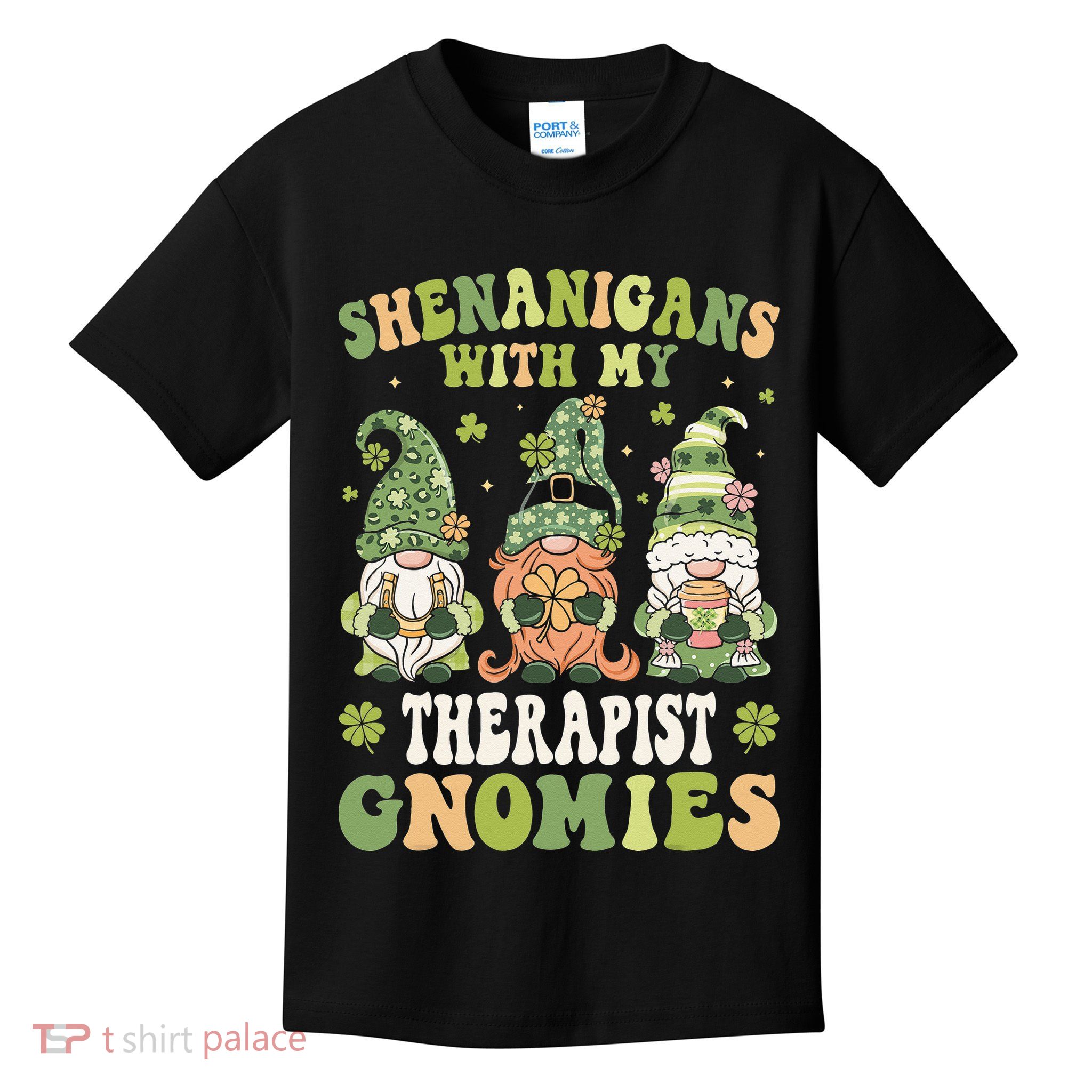 Nurses Shenanigans Love Gnomes St Patricks Day Kids T-Shirt
