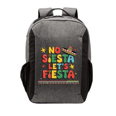 No Siesta Lets Fiesta Funny Cinco De Mayo Mexican Vector Backpack