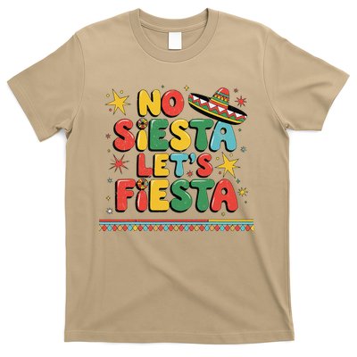 No Siesta Lets Fiesta Funny Cinco De Mayo Mexican T-Shirt