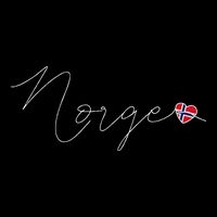 Norge Simple Love Norwegian Flag Heart On Norway Womens Tank Top