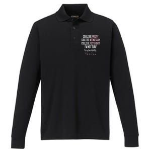 Night Shift Life Nursing Week Funny Night Shift Nurse Performance Long Sleeve Polo