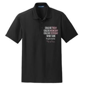 Night Shift Life Nursing Week Funny Night Shift Nurse Dry Zone Grid Polo