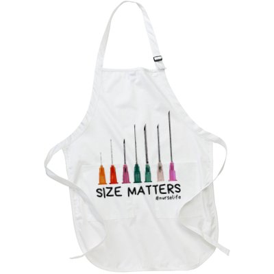 Needle Size Matters Funny Nursing Cna Nurse Life Apron